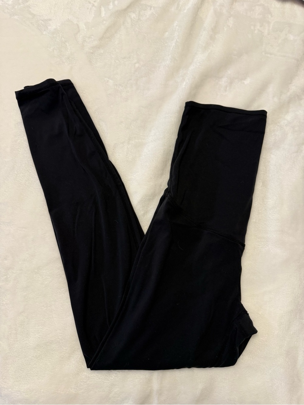Black Maternity Over the Belly Leggings (set of 4!)
